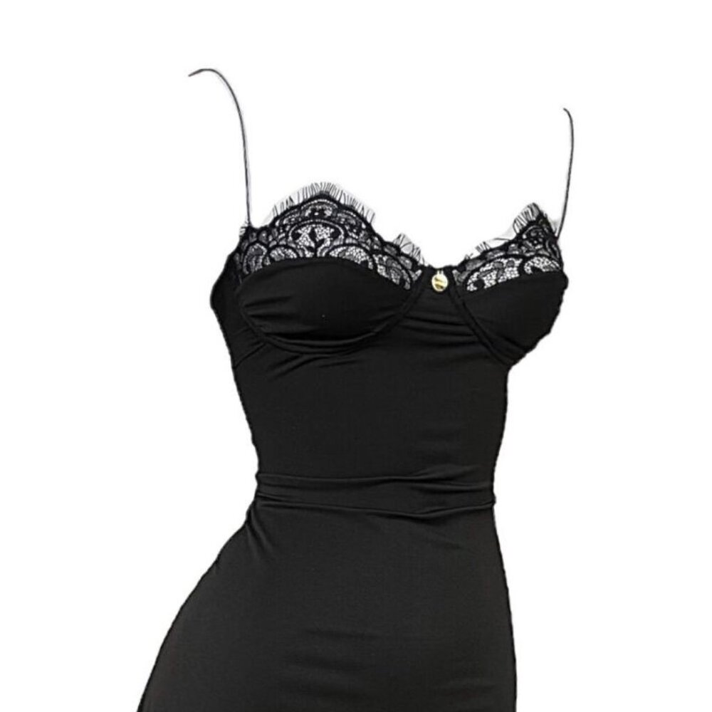 black dress